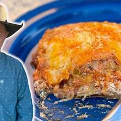 Zesty Mexican Lasagna Recipe with a Cowboy Twist