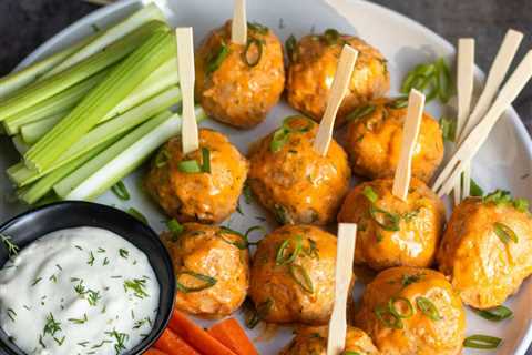 Buffalo Chicken Meatballs