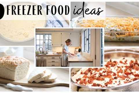 Freezer Meal Ideas ~ Winter Food Ideas ~ Freezer Food ~ Cook with me ~ Easy Freezer Meals