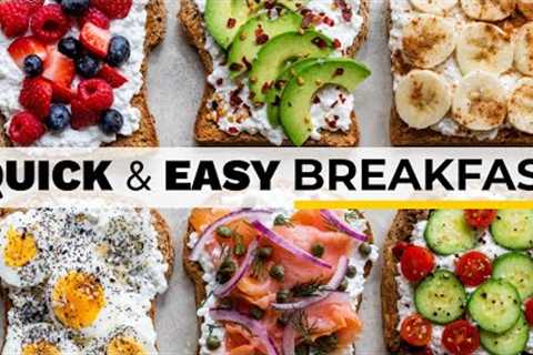 COTTAGE CHEESE BREAKFAST TOAST | easy, healthy recipe ideas