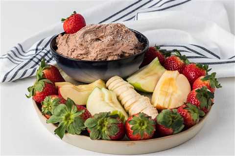 Chocolate Peanut Butter Fruit Dip