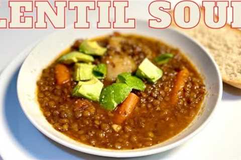 Homemade Lentil Soup 🥣 | Vegan and Vegetarian