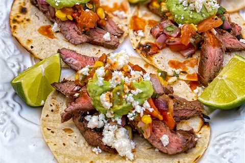 Steak Tacos with Grilled Salsa