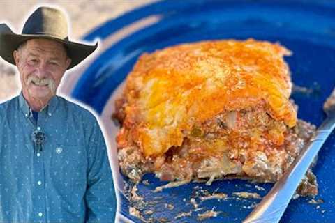 Zesty Mexican Lasagna Recipe with a Cowboy Twist