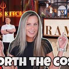 Are the Celebrity Chef Restaurants in VEGAS Worth it? - Hell''s Kitchen vs. Ramsay''s Kitchen..