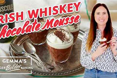 Irish Whiskey Chocolate Mousse Recipe for St. Patrick's Day ☘️