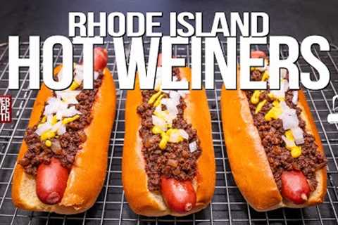 RHODE ISLAND HOT WEINERS (MY NEW FAVORITE HOT DOG?) | SAM THE COOKING GUY