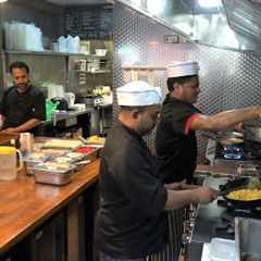 Chefs cooking Curries + Indian Breads on a Busy Evening | Hungry Beast Indian Vegan Kitchen London
