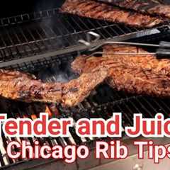 How to Grill Chicago Style Rib Tips 😍