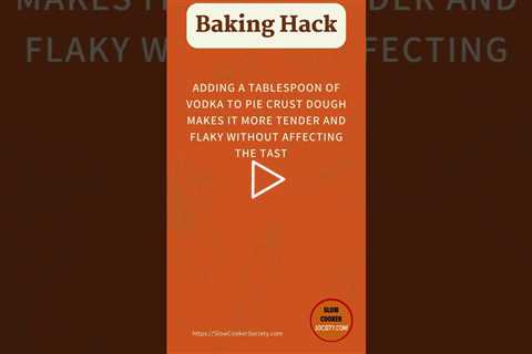 Vodka Pie Crust Tenderness: Flaky Wonder 🥧🍸