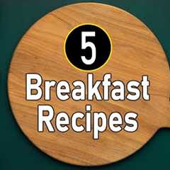 5 Healthy Breakfast Recipes Indian | Easy Breakfast Recipes | Mon - Fri Breakfast Recipes | Nashta