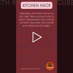 Coffee Ice Cube Brilliance: Flavor Preservation ☕