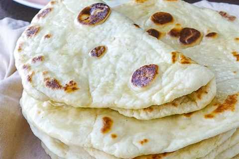 Yogurt Flatbreads. A quick easy recipe with 2 basic ingredients.