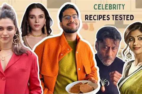 TESTING *CRAZY* CELEBRITY RECIPES 😱 DEEPIKA PADUKONE, JACKIE SHROFF, SHILPA SHETTY & MANY MORE