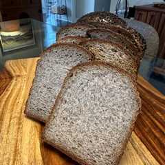 Black Sesame 100% Whole Wheat Sourdough Hokkaido Milk Bread