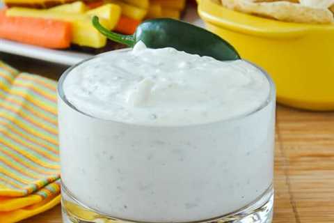 Low Fat Jalapeño Dip with Cumin and Lime