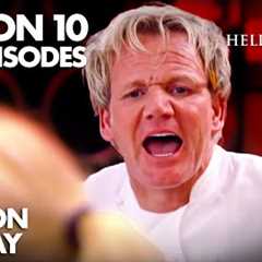 Things Get UGLY In The Kitchen! | Hell's Kitchen | Season 10 - Episodes 4, 5, 6 | Gordon Ramsay