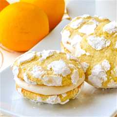 Lemon Cream Cheese Crackle Cookies