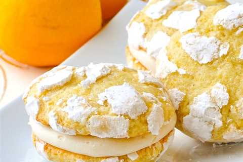 Lemon Cream Cheese Crackle Cookies