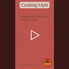 Salt Boiling Acceleration: Kitchen Wisdom 🧂🍲