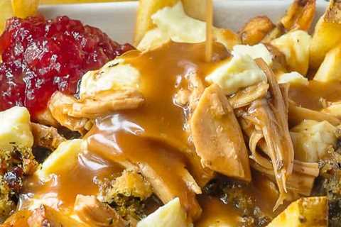 Turkey Poutine. The ultimate Christmas or Thanksgiving turkey leftovers!