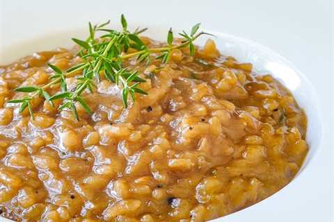 French Onion Risotto. A video recipe.