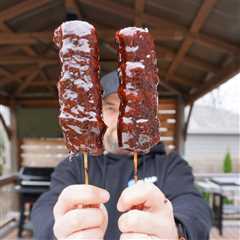 Smoked Pork Belly Lollipops