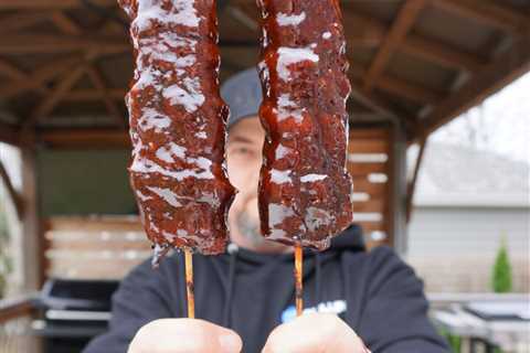 Smoked Pork Belly Lollipops